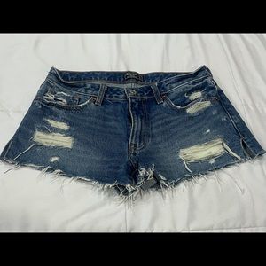 NWOT Abercrombie & Fitch Denim Boyfriend Shorts